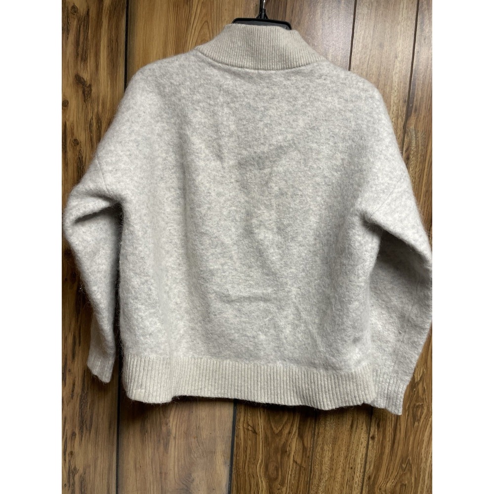 Lululemon Womens medium Alpaca Wool Blend V-Neck Sweater Gray - Picture 8 of 10